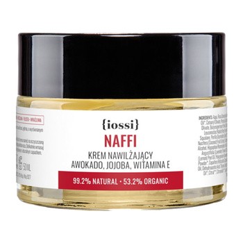 Iossi Naffi, krem nawilżający awokado, jojoba, witamina E, 50 ml