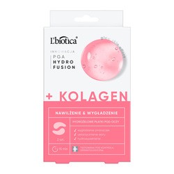 L`Biotica PGA Hydro Fusion + Kolagen, hydrożelowe płatki pod oczy z kolagenem, 1 komplet (2 szt.)