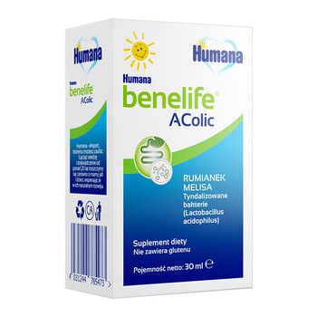 Humana benelife AColic, płyn, 30 ml