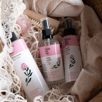 Make Me Bio Garden Roses, woda różana, szklana butelka, 100 ml