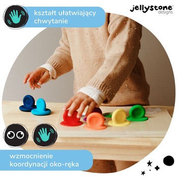 Jellystone Designs, balonowy sorter, tęczowy, 1 szt.
