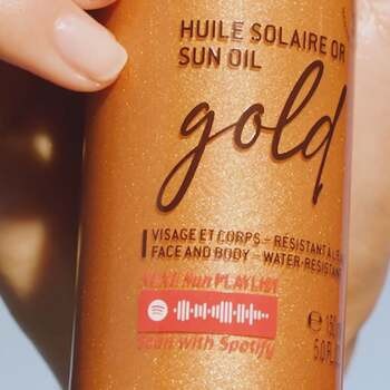 Nuxe Sun, rozświetlający olejek do opalania twarzy i ciała z drobinkami, SPF30, 150 ml