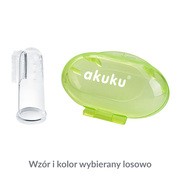 Akuku, silikonowa szczoteczka do zębów, 1 szt. https://azcdn.doz.pl/image/d/product/b3142f9c-scale-180x180.png