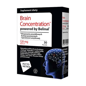 Brain Concentration powered by Belinal, kapsułki, 30 szt.