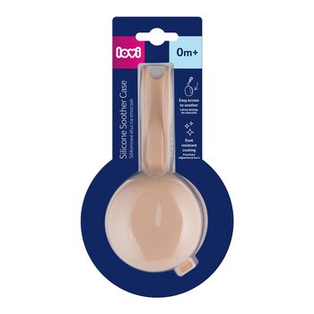 Lovi, silikonowe etui na smoczek, Nude, 1 szt.