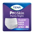 Tena Pants ProSkin Super Night, majtki chłonne, rozmiar M, 10 szt.