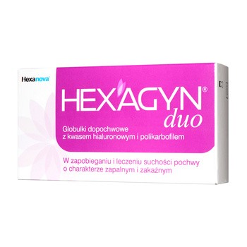 Hexagyn Duo, Globulki Dopochwowe, 10 Szt. - Portal Dbam O Zdrowie