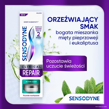 Sensodyne Clinical Repair Active Clean, pasta do zębów, 75 ml