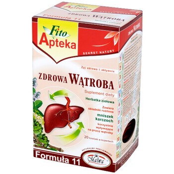 Fito Apteka Zdrowa Wątroba, herbatka ziołowa, fix, 2 g x 20 saszetek