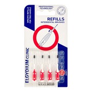 Elgydium Clinic Refills, wkłady do szczoteczki międzyzębowej, ISO 4, czerwone, 4 szt. https://azcdn.doz.pl/image/d/product/4c783953-scale-180x180.png