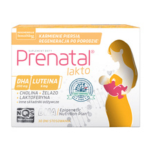 Prenatal Lakto, kapsułki miękkie + kapsułki twarde, 30 szt. + 30. szt.