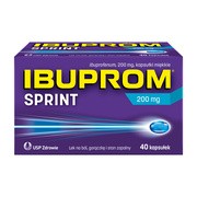Ibuprom Sprint, 200 mg, kapsułki miękkie, 40 szt.