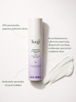 Hagi Age Well, krem wygładzająco-odżywczy do twarzy na dzień, 50 ml