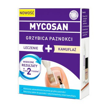 Mycosan Grzybica Paznokci Leczenie + Kamuflaż, 1 zestaw