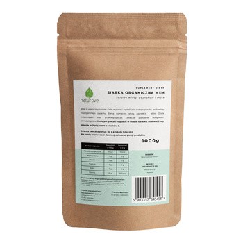 Naturove Siarka organiczna MSM, proszek, 1000 g