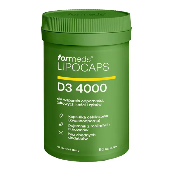 Витамин D3 ForMeds Lipocaps D3 4000 МЕ, липосомальный, 60 капсул