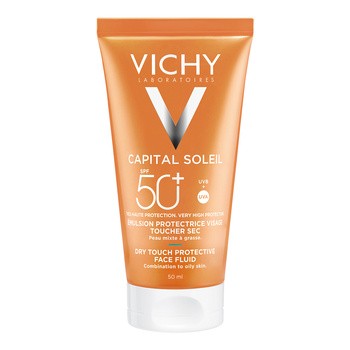 Vichy Capital Soleil, matujący krem do twarzy SPF 50, 50 ml