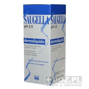 Saugella Dermoliquido, płyn, do higieny intymnej, 200 ml