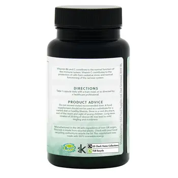 G&G Witamina B Complex + Witamina C 150 mg, kapsułki wegetariańskie, 60 szt.