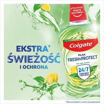 Colgate Plax Tea & Lemon, płyn do płukania jamy ustnej, 500 ml