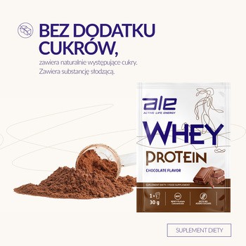 ALE Whey Protein Chocolate Flavor, proszek, 30 g
