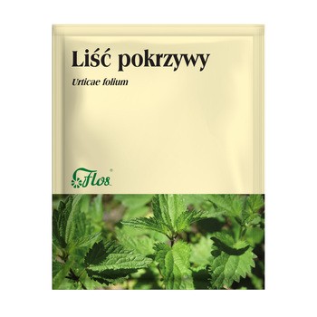 Liść pokrzywy, zioło pojedyncze, 50 g (Flos)
