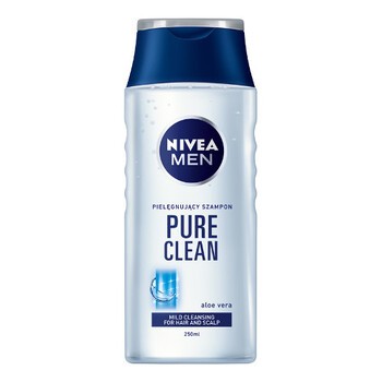 Nivea Men Pure Clean, szampon pielęgnacyjny, 250 ml