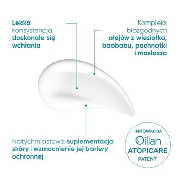 Zestaw Oillan Derm+, emulsja do kąpieli, 400 ml + balsam do ciała, 400 ml