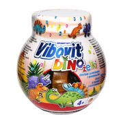 Vibovit Dino, żelki o smaku owocowym, 50 szt.