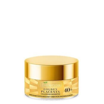 Bielenda Golden Placenta, nawilżająco-wygładzający krem przeciwzmarszczkowy 40+, 50 ml
