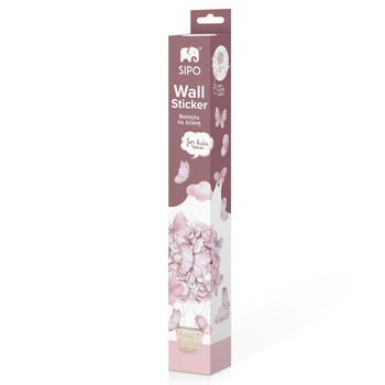 Sipo, Naklejki na ścianę dla dzieci, Motyle, 1 szt.