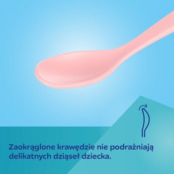 Canpol Babies, zestaw 3 pierwszych łyżeczek do karmienia, niebieski, 1 szt.