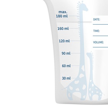BabyOno, jednorazowe woreczki do przechowywania pokarmu,180 ml, 30 szt.