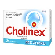 alt Cholinex, 150 mg, pastylki do ssania (bez cukru), 24 szt.