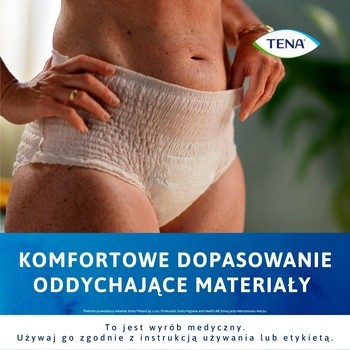 Tena Lady Pants Plus, majtki chłonne, Creme, rozmiar M, 30 szt.