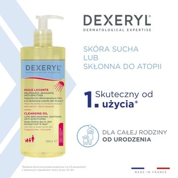 Dexeryl Cleansing, olejek do mycia, 500 ml