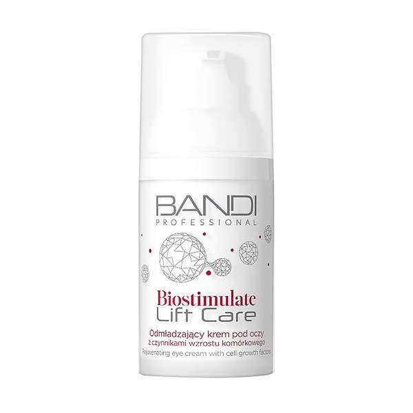 Bandi Professional Bandi Biostimulate Lift Care, odmładzający krem pod oczy z czynnikami wzrostu komórkowego, 30 ml — Składniki i ocena