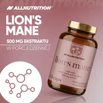 Allnutrition Mushrooms Lion's Mane, kapsułki, 60 szt.