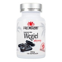 Proherbis Węgiel aktywny, kapsułki, 100 szt.