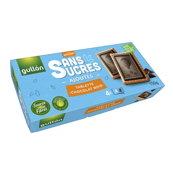 Herbatniki z czekoladą bez dodatku cukru 150g [Gullon] - Gullon
