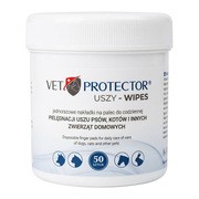 Vet Protector Uszy - Wipes, nakładki na palec do czyszczenia uszu dla psa, kota i innych zwierząt, 50 szt. https://azcdn.doz.pl/image/d/product/05ffa237-scale-180x180.png