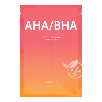 Barulab, maska w płacie z kwasami AHA i BHA, 23 g