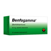 Benfogamma, 50 mg, tabletki drażowane, 50 szt.