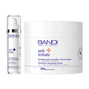 Zestaw Bandi Medical Expert, anti irritate, emoliencyjne masełko oczyszczające 2w1, 90 ml + krem BB SPF30 przeciwzmarszczkowy z peptydem kolagenowym, 50 ml