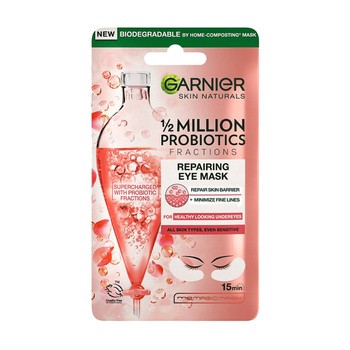 Garnier Skin Naturals, regenerujące płatki pod oczy z probiotykami,  6 g