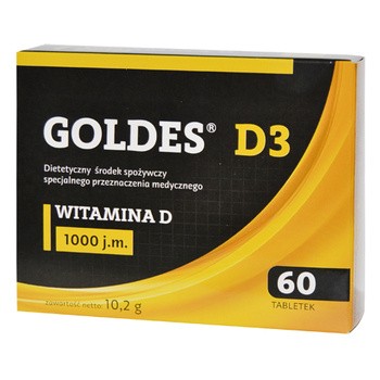 Goldes D3, 1000 j.m., tabletki, 60 szt.