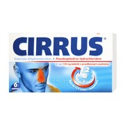 alt Cirrus Duo (Cirrus), 5 mg+120 mg, tabletki o przedłużonym uwalnianiu, 6 szt.