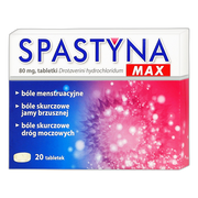 Spastyna Max, 80 mg, tabletki, 20 szt.