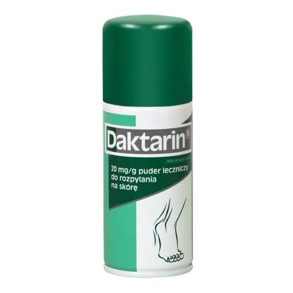 Mikonazol 20 mg/g puder 100 g [Daktarin]