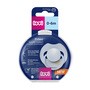 Canpol Lovi Prime, dynamiczny smoczek uspokajający silikonowy, 0-6 m Baby Blue, 1 szt.